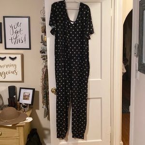 Black and White LuLaRoe Jumpsuit